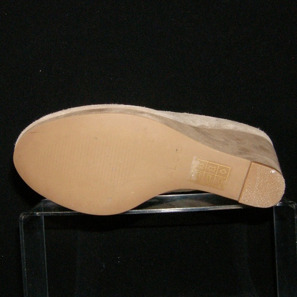 ALDO Odelinia brown suede platform wedges 8 EU38.5 - Picture 8 of 8